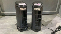 (2) SMALL FANS - NO BOX
