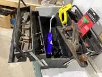 METAL FOLD OUT TOOLBOX W/CONTENTS