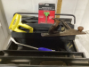 METAL FOLD OUT TOOLBOX W/CONTENTS - 2