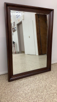 LARGE MIRROR WITH DRESSER HARDWARE