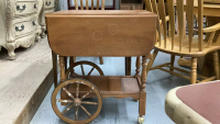 WOODEN TEA CART