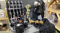 HALLOWEEN DECOR -FENCE,SKULL, LIGHT, LAWN STAKES, INFLATABLE