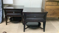 2 LARGE SIDE TABLES