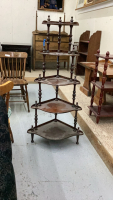 CORNER CURIO SHELF