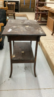 WOODEN SIDE TABLE