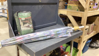 (2) ITEM - PATIO UMBRELLA + SUN SAIL