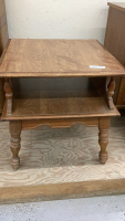 WOODEN END TABLE