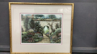 COUNTRY GARDEN FRAMED PRINT