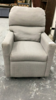 UPHOLSTERED ROCKER