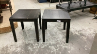 PAIR OF END TABLES