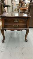 WOODEN END TABLE