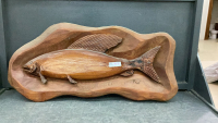 WOODEN FISH CARVING