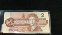 1986 CANADA $2 BILL