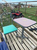 Small table and chair