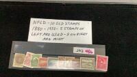 (10) OLD NFLD STAMPS. - 1880-1932