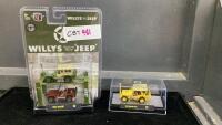 (3) DIE CAST WILLY'S JEEPS