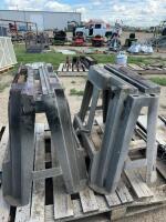 Two nylon pipe stands