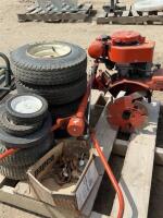 Ironhorse Rototiller with quantity of small wheels