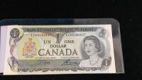 CANADA 1973 $1 BILL