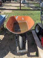 Steel wheel barrel