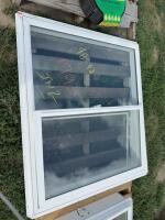 Large two pane window