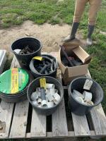 Miscellaneous pallet of irrigating supplies