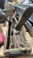 Antique tools, ground rods