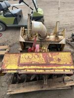 John Deere snowblower and Rototiller