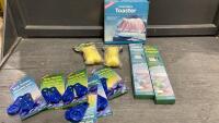YELLOW ROPE, FOOD COVERS, CAMP STOVE TOASTER, TARP HOLDERS