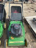 John Deere lawnmower with bagger