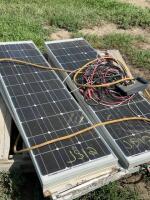 Four solar panels
