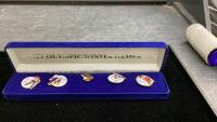 COLLECTION OF (5) CALGARY WINTER OLYMPIC PINS - 1988