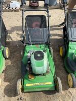 John Deere lawnmower with bagger