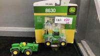 (2) JD DIE CAST TRACTORS - (1) IS AN ERTL 8630