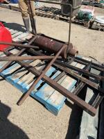 Branding pot and steel loading ramps