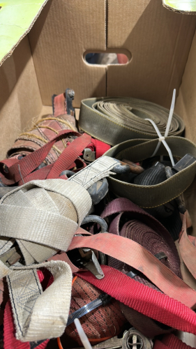 Box of ratchet straps