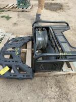 Steel carrier and quad bench +13 inch New trailer rim