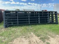 20 foot steel panels, Nine pieces bidding per panel