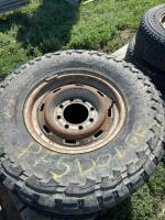 (2)16 inch tires on steel rims