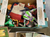 2 BOXES OF ANIMAL WORLD SERIES, CHILDCRAFT AND A BOX OF MISC TOYS - 2