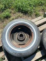 Two mismatched tires