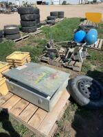 Two pallets of electrical parts