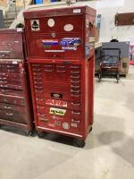 2-PIECES - BEACH & MAC TOOLS TOOL CHESTS ON CASTORS