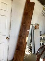 LARGE WOOD WALL SHELF