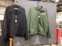 (2) LIGHTLY LINED JACKETS