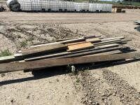 Pallet of mixed lumber