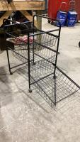 METAL CART W/ (3) BASKETS