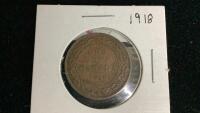 CANADA 1918 LARGE ONE CENT PIECE