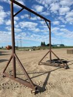 Heavy duty overhead rolling frame