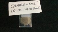 CANADA 1902 LARGE ONE CENT PIECE